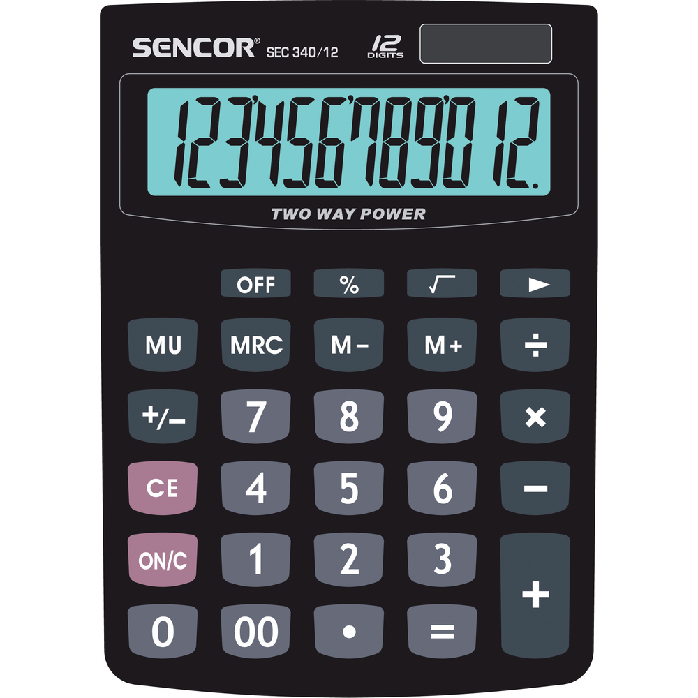 SENCOR SEC 340/12 kalkulačka Dual